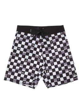 quiksilver, Boardshorts Juvenil Mini Check, BLACK (blk) QK BOARDSHORTS MINI CHECK JUV BR67011357