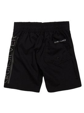 quiksilver, QK BOARDSHORT KIDS SIGNATURE, BLACK (blk) QK BOARDSHORT KIDS SIGNATURE BR67011403