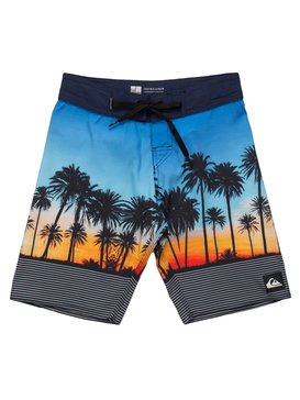 quiksilver, QK BOARDSHORT JUV SUNSET VIBES, BLUE* (blu) QK BOARDSHORT JUV SUNSET VIBES BR67011406