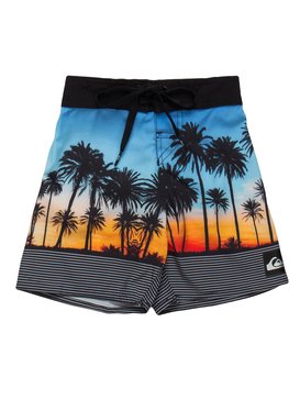 quiksilver, QK BOARDSHORT KIDS SUNSET VIBES, BLUE* (blu) QK BOARDSHORT KIDS SUNSET VIBES BR67011407