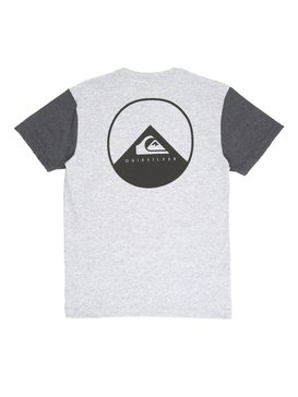 quiksilver, Camiseta Juvenil Estampa Frente e Costas Quiksilver, MESCLA CLARO* (mes) QK CAM BAS M/C JUV NEW WAVE DOUBLE BR68112038