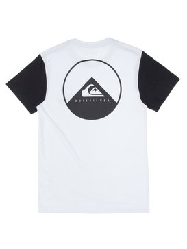 quiksilver, Camiseta Juvenil Estampa Frente e Costas Quiksilver, WHITE* (wht) QK CAM BAS M/C JUV NEW WAVE DOUBLE BR68112038