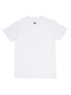 quiksilver, Camiseta Juvenil Estampa Frontal Quiksilver, WHITE (wht) QK CAM BAS M/C JUV COMFORT PLACE BR68112043
