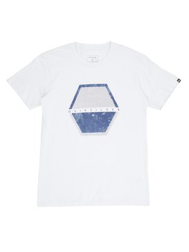 quiksilver, Camiseta Juvenil Estampa Frontal Quiksilver, WHITE (wht) QK CAM BAS M/C JUV COMFORT PLACE BR68112043