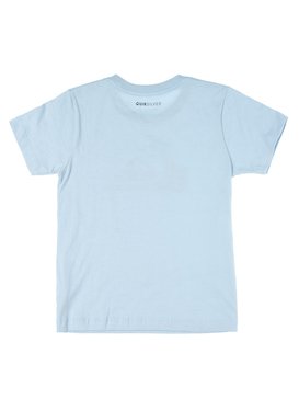 quiksilver, Camiseta Juvenil Manga Curta Estampa Frontal Quiksilver, BABY BLUE* (bbb) QK CAM BAS M/C KIDS LOGO BR68112049