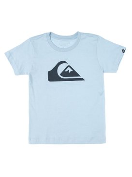 quiksilver, Camiseta Juvenil Manga Curta Estampa Frontal Quiksilver, BABY BLUE* (bbb) QK CAM BAS M/C KIDS LOGO BR68112049