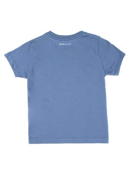 quiksilver, Camiseta Juvenil Manga Curta Estampa Frontal Quiksilver, SKY * (sky) QK CAM BAS M/C KIDS PALM DOG BR68112052