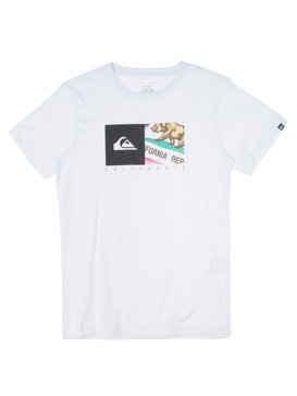 quiksilver, QK CAM BAS M/C JUV CALIFORNIA COAST, WHITE (wht) QK CAM BAS M/C JUV CALIFORNIA COAST BR68112075