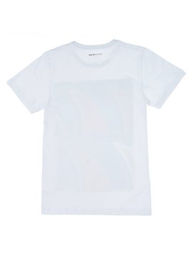 quiksilver, Camiseta Manga Curta Juvenil Fin Fanatic Quiksilver, WHITE (wht) QK CAM BAS M/C JUV FIN FANATIC BR68112078