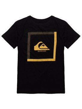 quiksilver, Camiseta Manga Curta Juvenil Friendly Fire Quiksilver, BLACK* (blk) QK CAM BAS M/C JUV FRIENDLY FIRE BR68112081
