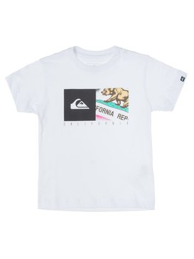 quiksilver, QK CAM BAS M/C KIDS CALIFORNIA COAST, WHITE (wht) QK CAM BAS M/C KIDS CALIFORNIA COAST BR68112092