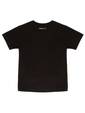 quiksilver, Camiseta Manga Curta Infantil Beach Park Quiksilver, BLACK* (blk) QK CAM BAS M/C KIDS BEACH PARK BR68112094