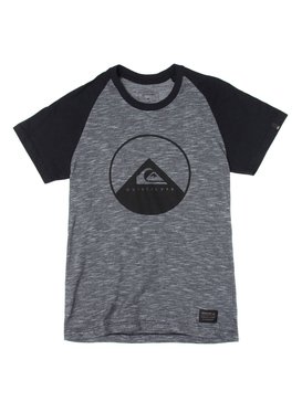 quiksilver, Camiseta Juvenil Estampa Frontal Quiksilver, MESCLA CLARO (msc) QK CAM ESPECIAL JUV PACK RAGLAN BR68141300
