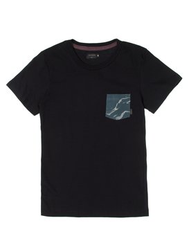 quiksilver, Camiseta Manga Curta Juvenil Raildrop Quiksilver, TRUE BLAK / BALTIC BLUE (blk) QK CAM ESP M/C RAILDROP JUV BR68141312