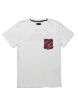 quiksilver, Camiseta Manga Curta Juvenil Raildrop Quiksilver, SNOW WHITE* (snw) QK CAM ESP M/C RAILDROP JUV BR68141312