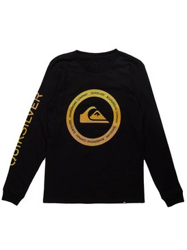 quiksilver, Camiseta Manga Longa Juvenil Kahu Quiksilver, TRUE BLAK / BALTIC BLUE (blk) QK CAM BAS M/L JUV KAHU BR68171091