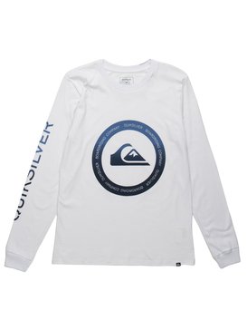 quiksilver, Camiseta Manga Longa Juvenil Kahu Quiksilver, WHITE (wht) QK CAM BAS M/L JUV KAHU BR68171091