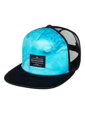 quiksilver, Boné Camuflado Trucker 5 Panel Snapback Brissells Quiksilver, TRUE BLACK (kvj0) QK BONE BRISSELLS IMP BR78802743
