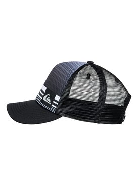 quiksilver, Boné Trucker Aba Curva 5 Panel Snapback Foambition Quiksilver, TRUE BLACK (kvj0) QK BONE FOAMBITION IMP BR78802744