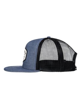 quiksilver, Boné Trucker 5 Panel Snapback Sass Master Quiksilver, VINTAGE INDIGO* (byl0) QK BONE SASS MASTER IMP BR78802747