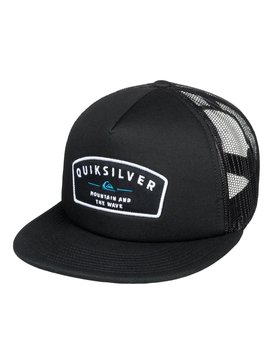 quiksilver, Boné Trucker 5 Panel Snapback Sass Master Quiksilver, TRUE BLACK (kvj0) QK BONE SASS MASTER IMP BR78802747