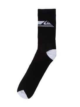 quiksilver, Meia Cano Longo Montain Lines Quiksilver, TRUE BLAK / BALTIC BLUE (blk) QK MEIA CANO LONGO MOUNTAIN LINES BR78821684