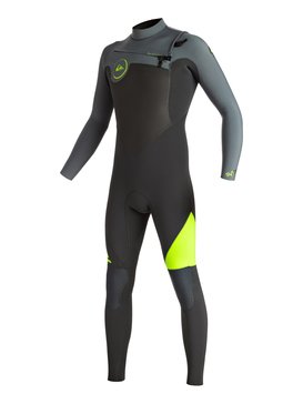 quiksilver, Wetsuit Long John 3/2mm Syncro Series Vedado c/ Zíper Frontal Quiksilver, SAFTEY YELLOW (ggp0) QK LONG 3/2 SYNCRO M/L BZ GBS IMP BR79020111