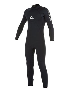 quiksilver, Wetsuit Long John 3/2mm Syncro Base Boy c/ Zíper nas Costas Quiksilver, BLACK (kvd0) QK LONG 3/2 SYNCRO BASE BOY BZ FLT IMP BR79020128