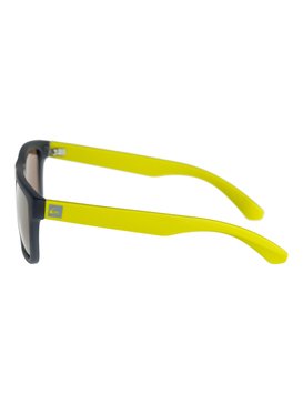 quiksilver, Small Fry - Gafas de sol para Chicos 2-7, DARK GREY/LIME (xssg) Small Fry - Sunglasses for Boys 2-7 EKS4077