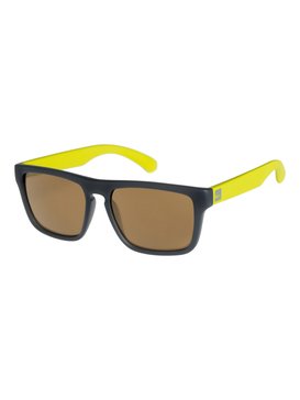 quiksilver, Small Fry - Gafas de sol para Chicos 2-7, DARK GREY/LIME (xssg) Small Fry - Sunglasses for Boys 2-7 EKS4077
