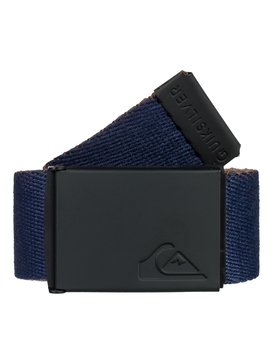 quiksilver, Boy's 8-16 The Jam Reversible Webbing Belt, MEDIEVAL BLUE (bte0) The Jam - Reversible Webbing Belt EQBAA03044