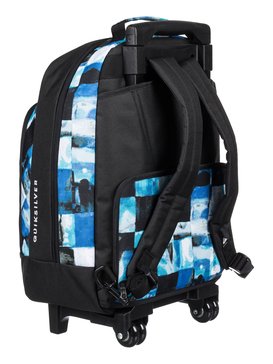 quiksilver, Wheelie Chompine 12L - Kleiner Rucksack mit Rollen, TURKISH SEA RESIN CHECK (bqs6) Wheelie Chompine 12L - Wheelie Medium Backpack EQBBP03033