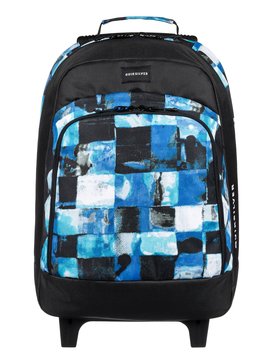 quiksilver, Wheelie Chompine 12L - Kleiner Rucksack mit Rollen, TURKISH SEA RESIN CHECK (bqs6) Wheelie Chompine 12L - Wheelie Medium Backpack EQBBP03033