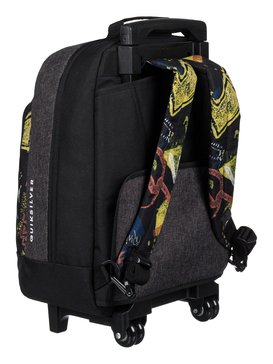 quiksilver, Wheelie Chompine 12L - Kleiner Rucksack mit Rollen, BLACK THUNDERBOLTS (kvj7) Wheelie Chompine 12L - Wheelie Medium Backpack EQBBP03033