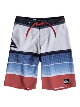 quiksilver, Boys 8-16 Highline Slab 19" - Boardshorts, WHITE (wbb6) HIGHLINE SLAB YOUTH 19 EQBBS03244