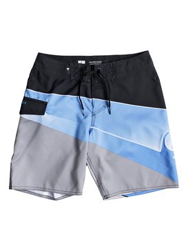 quiksilver, Slash Fade Logo 16" - Board Shorts, ATOMIC BLUE (bmm6) Slash Fade Logo 16" - Board Shorts EQBBS03247