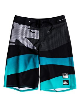quiksilver, HIGHLINE ALA MOANA YOUTH 18, BLACK (kvj6) HIGHLINE ALA MOANA YOUTH 18 EQBBS03336