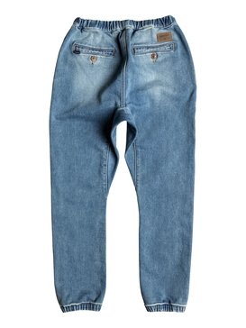 quiksilver, Fonic Creamy - Pantalon de jogging en denim coupe slim, CREAMY (byhw) Fonic Creamy - Slim Fit Denim Joggers EQBDP03127