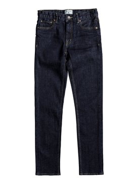 quiksilver, Distorsion Rinse - Jean slim pour Garçon 8-16 ans, RINSE (bsnw) Distorsion Rinse - Slim Fit Jeans for Boys 8-16 EQBDP03134
