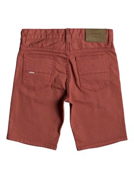 quiksilver, Distorsion Colors - Denim-Shorts für Jungen 8-16, MINERAL RED (mmz0) Distorsion Colors - Denim Shorts for Boys 8-16 EQBDS03050
