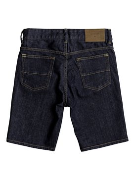 quiksilver, Distorsion Rinse - Short en denim pour Garçon 8-16 ans, RINSE (bsnw) Distorsion Rinse - Denim Shorts for Boys 8-16 EQBDS03052