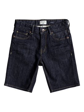 quiksilver, Distorsion Rinse - Short en denim pour Garçon 8-16 ans, RINSE (bsnw) Distorsion Rinse - Denim Shorts for Boys 8-16 EQBDS03052