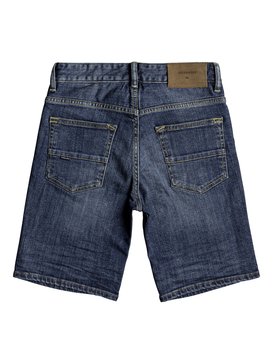 quiksilver, Revolver Middle Sky - Short en denim pour Garçon 8-16 ans, MIDDLE SKY (bsww) Revolver Middle Sky - Denim Shorts for Boys 8-16 EQBDS03053