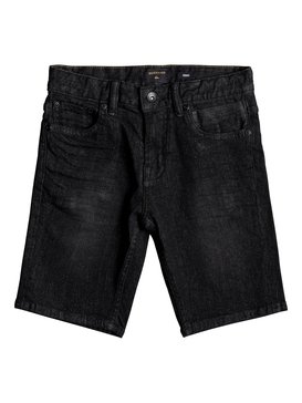 quiksilver, Killing Zone - Short en denim pour Garçon 8-16 ans, TRUE BLACK (kvjw) Killing Zone - Denim Shorts for Boys 8-16 EQBDS03054