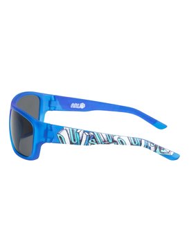 quiksilver, Arlo - Sonnenbrille für Jungen 8-16, MATTE CRYSTAL BLUE-PRINT/ GREY (xbss) Arlo - Sunglasses for Boys 8-16 EQBEY03005