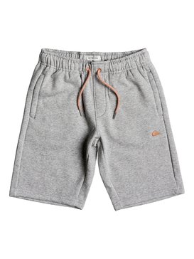quiksilver, Everyday - Shorts de sport pour Garçon 8-16 ans, LIGHT GREY HEATHER (sjsh) Everyday - Sweat Shorts for Boys 8-16 EQBFB03034