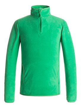 quiksilver, Aker - Polaire technique à demi-zip pour Garçon 8-16 ans, KELLY GREEN (gnk0) Aker - Half-Zip Technical Fleece for Boys 8-16 EQBFT03366