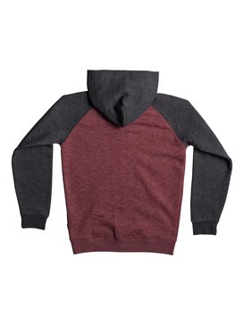 quiksilver, Everyday - Sweat à capuche zippé pour Garçon 8-16 ans, POMEGRANATE HEATHER (rzgh) Everyday - Zip-Up Hoodie for Boys 8-16 EQBFT03394