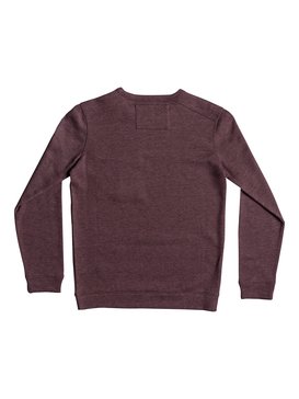 quiksilver, Dav - Sweat pour Garçon 8-16 ans, VINEYARD WINE HEATHER (rsch) Dav - Sweatshirt for Boys 8-16 EQBFT03436