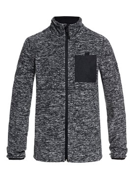 quiksilver, Butter - Funktions-Fleece mit Reißverschluss für Jungen 8-16, BLACK HEATHER (kvjh) Butter - Technical Zip-Up Fleece for Boys 8-16 EQBFT03438